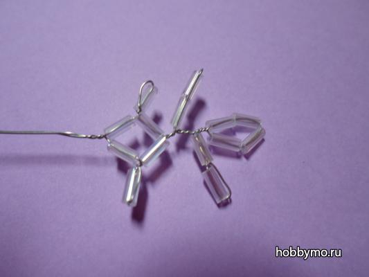 Снежинка из стекляруса Снежинка из стекляруса,,снежинки,снежинки из бисера,снежинки из стекляруса,бисер,стеклярус