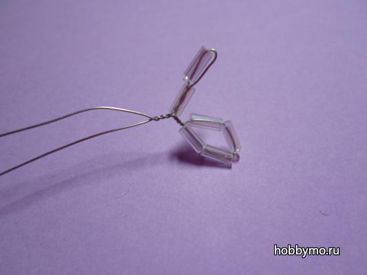 Снежинка из стекляруса Снежинка из стекляруса,,снежинки,снежинки из бисера,снежинки из стекляруса,бисер,стеклярус
