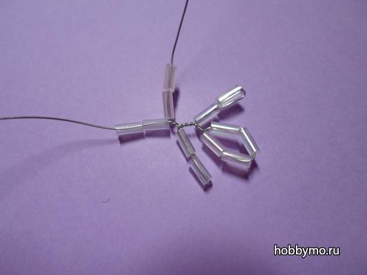 Снежинка из стекляруса Снежинка из стекляруса,,снежинки,снежинки из бисера,снежинки из стекляруса,бисер,стеклярус