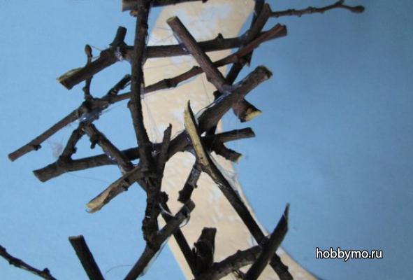 Рождественский венок из веточек Рождественский венок из веточек,,флористика,венки,рождественские венки,новый год,ветки,природные материалы