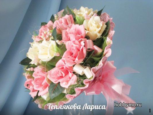 Портбукетница для нежного букета Портбукетница для нежного букета,,букеты,портбукетницы,из бумаги,из картона