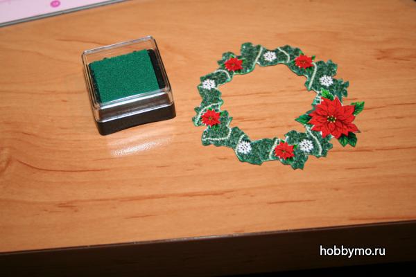Новогодняя открытка своими руками в технике скрапбукинг Новогодняя открытка своими руками в технике скрапбукинг,,открытки,новый год,рождественские открытки,скрапбукинг