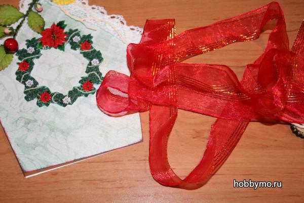 Новогодняя открытка своими руками в технике скрапбукинг Новогодняя открытка своими руками в технике скрапбукинг,,открытки,новый год,рождественские открытки,скрапбукинг