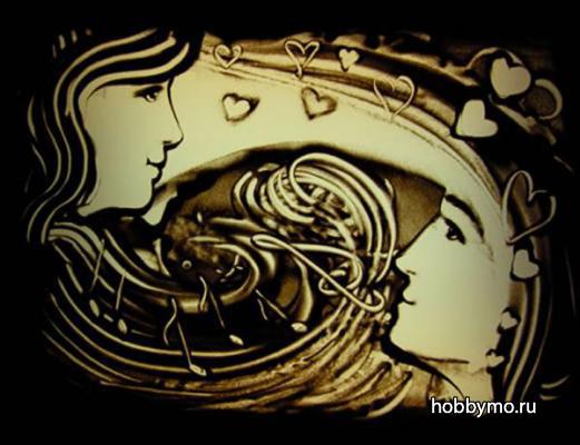 Sand art. Рисунки песком на стекле Sand art. Рисунки песком на стекле,,sand art,рисование песком,песок