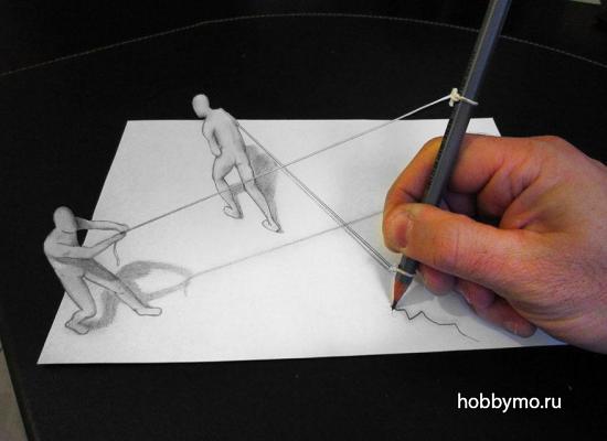 3D рисунки карандашом. Секреты рисования 3д иллюзий 3D рисунки карандашом. Секреты рисования 3д иллюзий,,зд рисунки,рисование,3д,3d,иллюзии