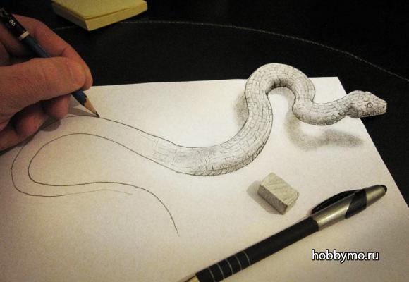 3D рисунки карандашом. Секреты рисования 3д иллюзий 3D рисунки карандашом. Секреты рисования 3д иллюзий,,зд рисунки,рисование,3д,3d,иллюзии