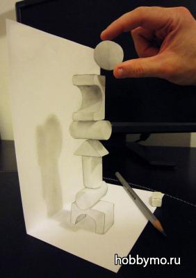 3D рисунки карандашом. Секреты рисования 3д иллюзий 3D рисунки карандашом. Секреты рисования 3д иллюзий,,зд рисунки,рисование,3д,3d,иллюзии
