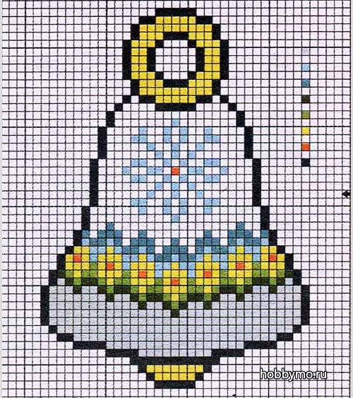 Новогодние Игрушки На Пластиковой Канве
