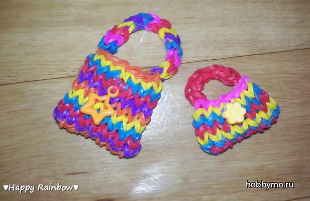 Сумка из резинок Rainbow Loom Bands Сумка из резинок Rainbow Loom Bands