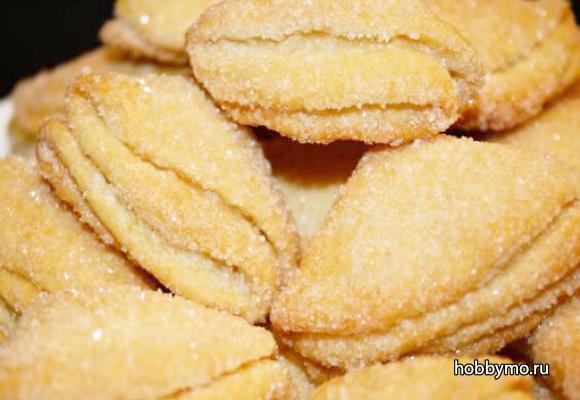 Творожное печенье Гусиные лапки Творожное печенье Гусиные лапки