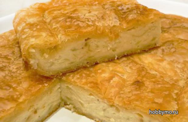 Луковый пирог с сыром Луковый пирог с сыром