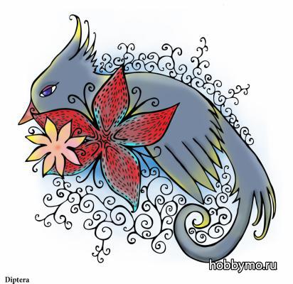 Райская птица (рисунок) Райская птица (рисунок)