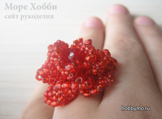Плетение розы из бисера и лески Плетение розы из бисера и лески,,цветы из бисера,бисероплетение,роза из бисера,розы из бисера,кольцо из бисера,кольца из бисера,кольца своими руками,бисероплетение цветы