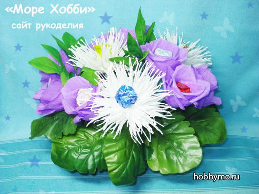 Букет из конфет и гофрированной бумаги для начинающих Букет из конфет и гофрированной бумаги для начинающих,,букеты из конфет,из конфет,цветы из конфет,цветы из гофрированной бумаги,роза,розы из гофрированной бумаги,розы из бумаги,георгины,георгины из гофрированной бумаги,цветы из бумаги,сладкий букет