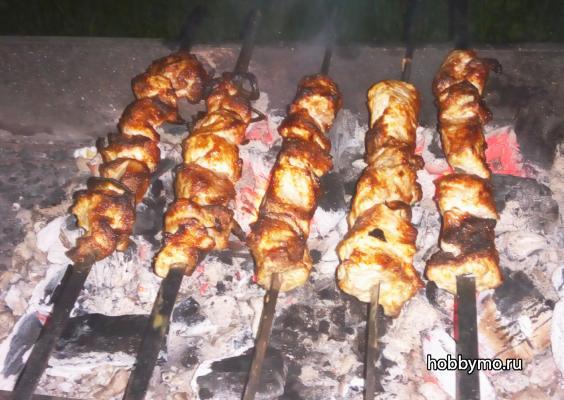 Шашлык из свинины. Маринад из майонеза Шашлык из свинины. Маринад из майонеза