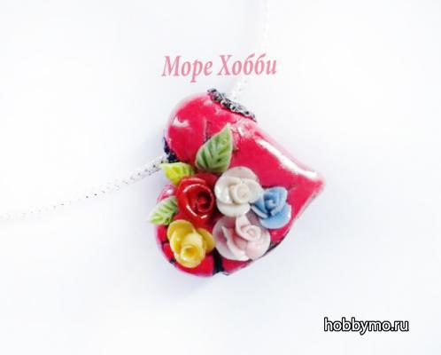 Кулон раненое сердце своими руками из самодельной полимерной глины (холодный фарфор) Кулон раненое сердце своими руками из самодельной полимерной глины (холодный фарфор),,подвески,кулоны,бижутерия,полимерная глина,день святого валентина,сердца,сердечки