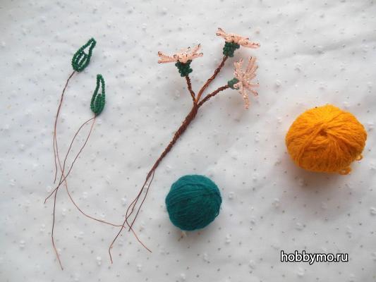 Кукушкин цвет из бисера Кукушкин цвет из бисера,,цветы из бисера,кукушкин цвет
