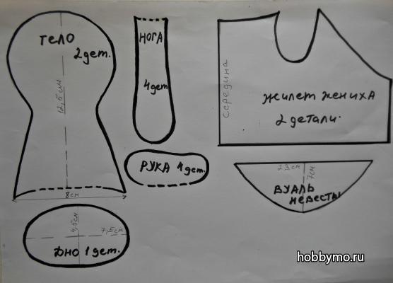 Текстильные куклы "Жених и Невеста" своими руками Текстильные куклы "Жених и Невеста" своими руками,,жених и невеста,куклы,текстильные куклы,кукла из ткани,куклы жених и невеста