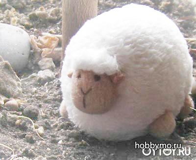 Мягкая игрушка Овца Fluffy Lumo Stars 56173, 15 см