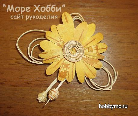 Брошь из бересты Брошь из бересты
