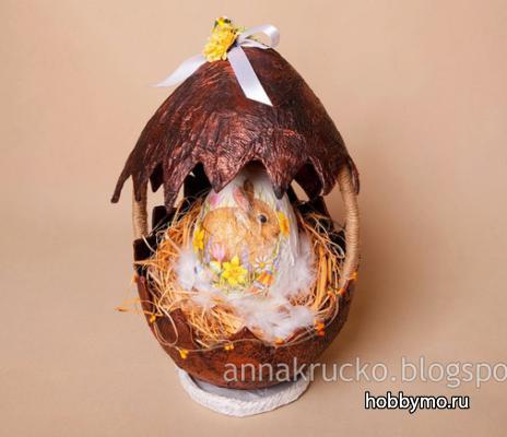 Скорлупа для пасхального яйца из папье-маше Скорлупа для пасхального яйца из папье-маше,,папье-маше,пасхальные композиции,пасхальные яйца,яйца,пасха,день пасхи