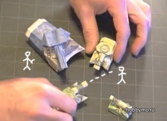 Модель танка оригами из доллара, видео Модель танка оригами из доллара, видео,,оригами,танки своими руками,танк оригами,оригами из доллара,оригами из денег,танки оригами,танки,день защитника отечества,23 февраля,9 мая