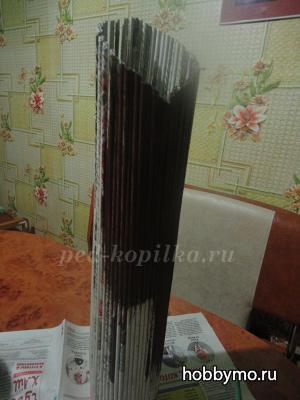 Стильная напольная ваза из газетных трубочек своими руками Стильная напольная ваза из газетных трубочек своими руками,,вазы,плетение,плетение из газет,газетные трубочки,вазы из газет,напольные вазы,вазы своими руками