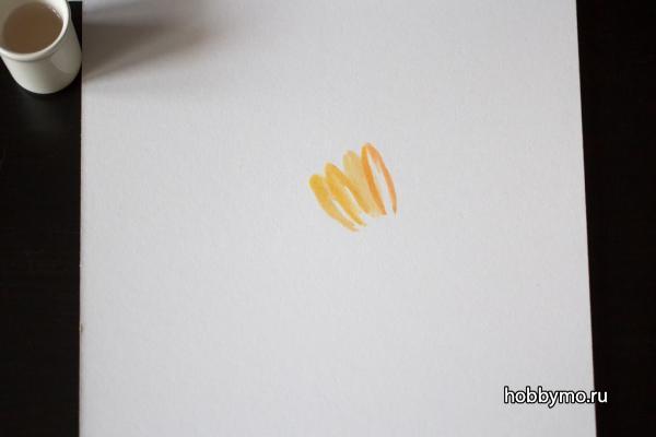 Гербера акварелью и маслом на абстрактном фоне Гербера акварелью и маслом на абстрактном фоне,,рисование,акварель,масляные краски,цветы,цветы акварелью