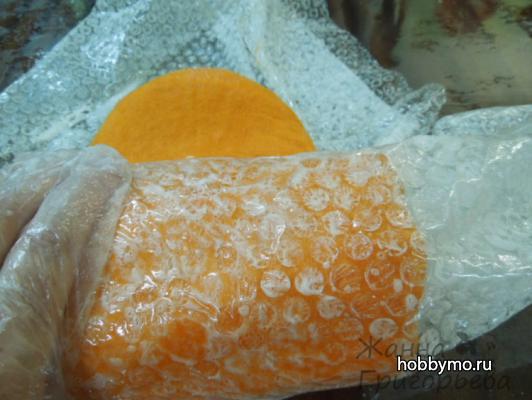 Тапочки Апельсинки своими руками (Мокрое валяние шерстью для начинающих) Тапочки Апельсинки своими руками (Мокрое валяние шерстью для начинающих),,мокрое валяние,валяние тапочек,валяние,тапочки