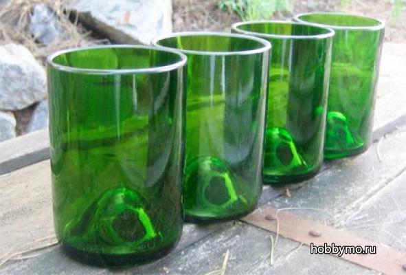 Стакан из стеклянной бутылки Стакан из стеклянной бутылки,,стаканы,из стекла,стеклянные бутылки