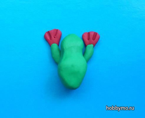 Лягушка из пластилина Лягушка из пластилина,,лягушки,земноводные,лягушка из пластилина,пластилин