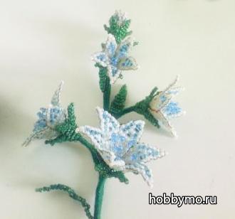 Как сделать колокольчик из бисера Как сделать колокольчик из бисера,,колокольчики,цветы,цветы из бисера,колокольчик из бисера,колокольчики из бисера