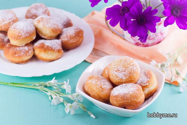 Пышные творожные пончики Пышные творожные пончики