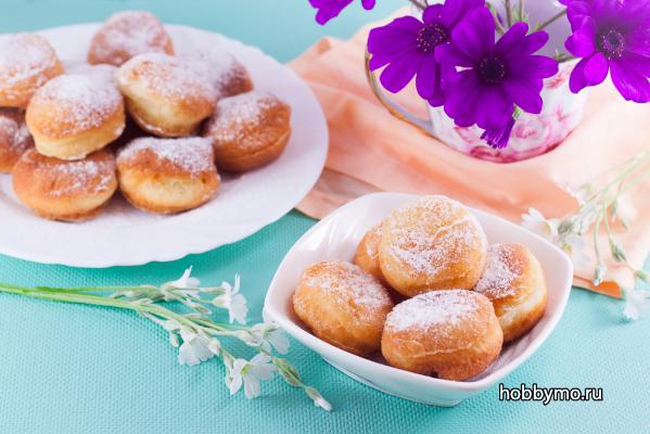 Пышные творожные пончики Пышные творожные пончики,,фритюрница,пончики во фритюрнице,сладкая выпечка,творожные пончики,пышные пончики,пончики