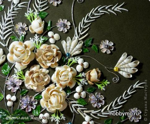 Цветок из ракушек своими руками. Поделки из ракушек Цветок из ракушек своими руками. Поделки из ракушек,,ракушки,поделки из ракушек,цветы из ракушек,панно из ракушек