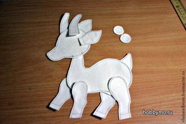 Игрушка Коза своими руками. Часть 1 Игрушка Коза своими руками. Часть 1,,козы,коза своими руками,коза из ткани,год козы,новый год 2015,2015,коза