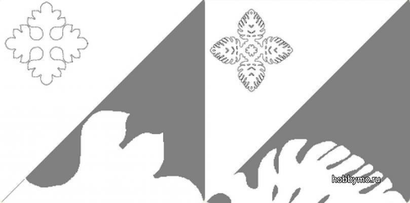 Бумажные снежинки схемы Бумажные снежинки схемы,,новый год,снежинки из бумаги,снежинки,четырехугольные снежинки,шестиугольные снежинки,схемы снежинок