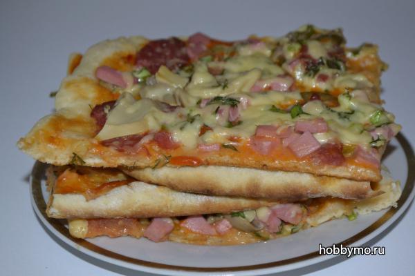 Домашняя Пицца в духовке Домашняя Пицца в духовке