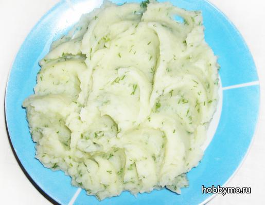 Как приготовить картофельное пюре с молоком и зеленью Как приготовить картофельное пюре с молоком и зеленью