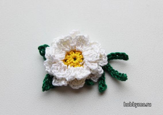 Вязание ромашки крючком (схема и описание) Вязание ромашки крючком (схема и описание),,конкурс,цветы крючком,ромашка крючком,вязание крючком ромашки,ромашки,ромашка,крючком,вязание крючком,резинка ромашка,резинки,резинки для волос
