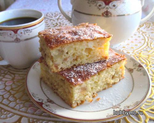Запеканка творожная с яблоками Запеканка творожная с яблоками,,манная крупа,запеканка с яблоками,выпечка,запеканка,запеканки