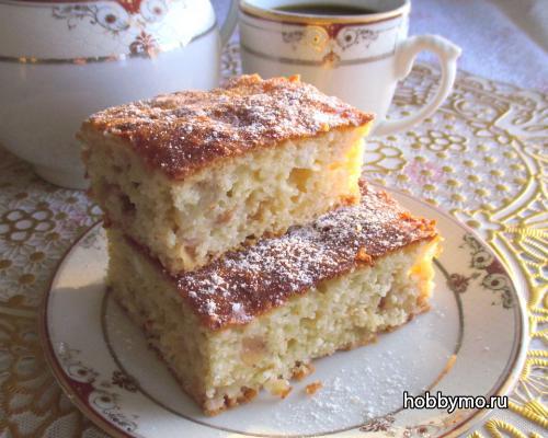 Запеканка творожная с яблоками Запеканка творожная с яблоками,,манная крупа,запеканка с яблоками,выпечка,запеканка,запеканки