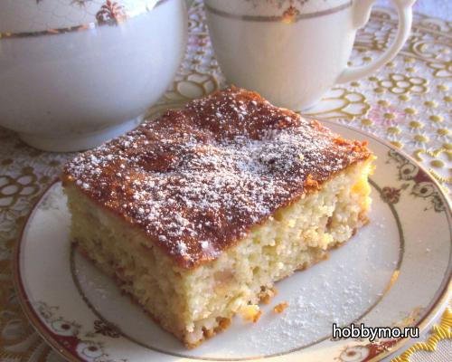Запеканка творожная с яблоками Запеканка творожная с яблоками,,манная крупа,запеканка с яблоками,выпечка,запеканка,запеканки