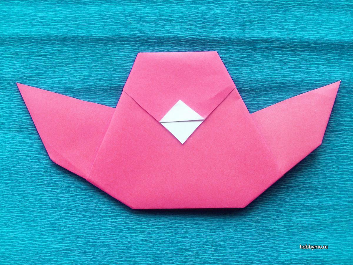 Origami Ptichka Iz Bumagi Dlya Detej Origami Rukodelie Hobbi