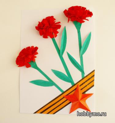 Детские поделки День Победы 9мая открытки своими руками для детей