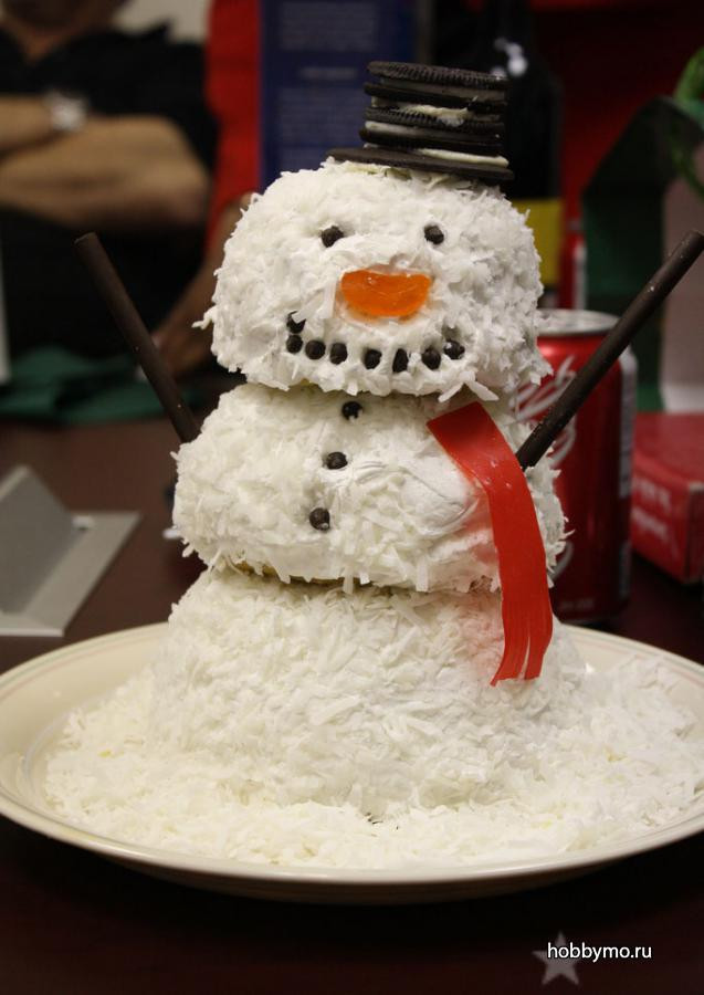Создаем креативных снеговиков из папье-маше