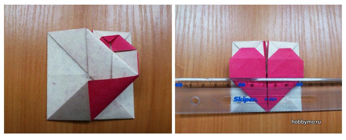 Коробочка Сердечко (оригами)
